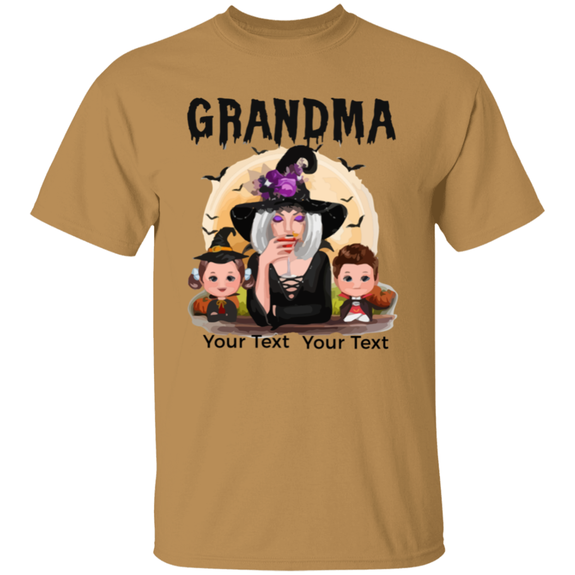 Grandma Halloween T-Shirt | Sweatshirt, Personalized Gift For Grandma