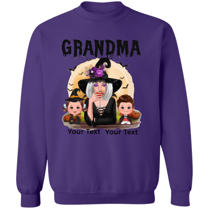 Grandma Halloween T-Shirt | Sweatshirt, Personalized Gift For Grandma