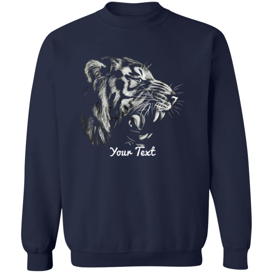 Black  And White Tiger Personalized Shirt | Personalized Sweatshirt | Hoodies