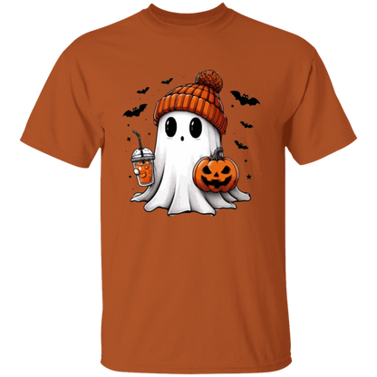 Ghost With Pumpkin Halloween T-Shirt | Sweatshirt