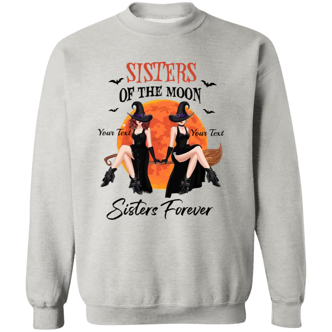 Sister Of The Moon Halloween Shirt | Halloween Sweatshirt, Soul sister gift, Gift For Sister