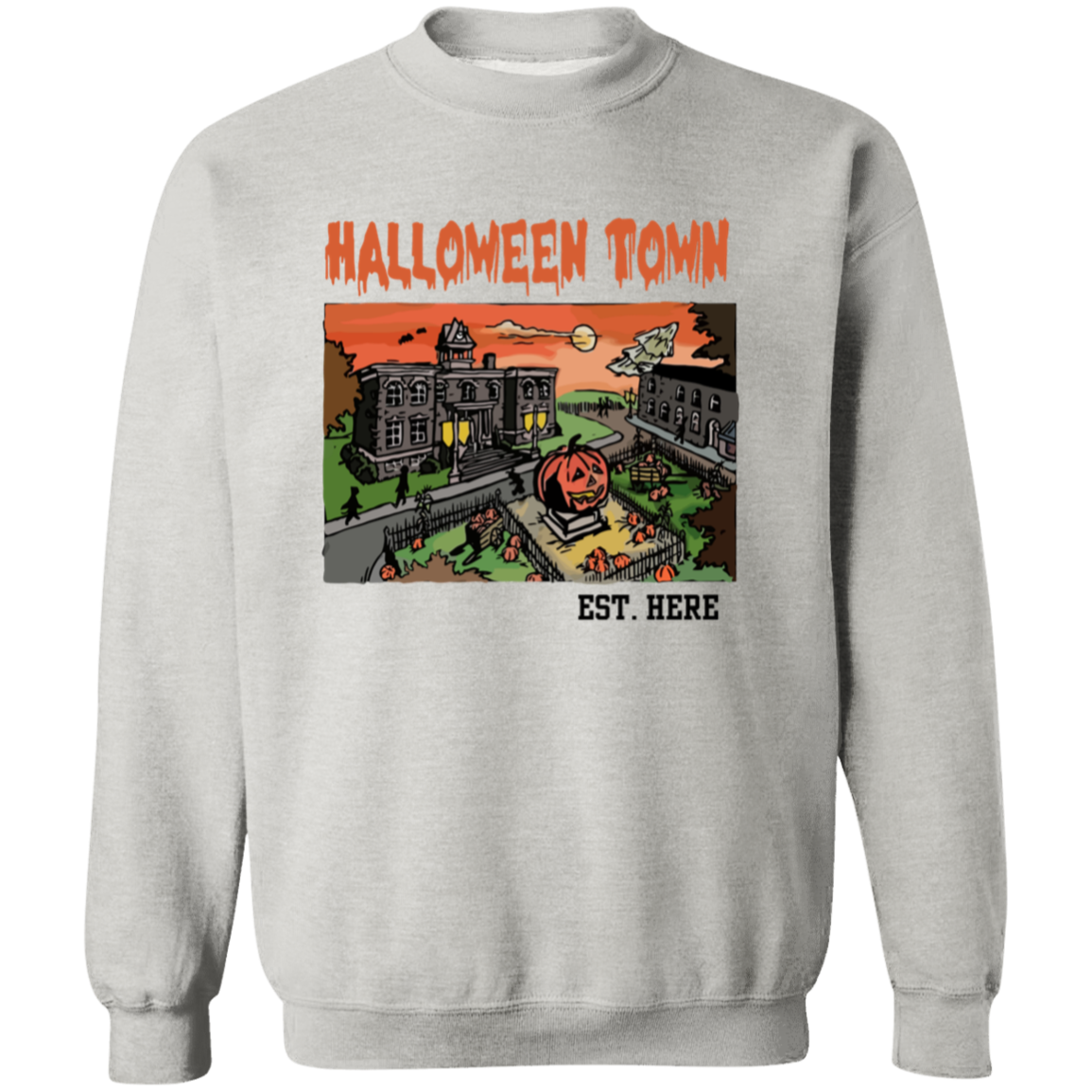 Halloween Town Shirt, Halloween Sweatshirt, Gift For Her, Gift For Him