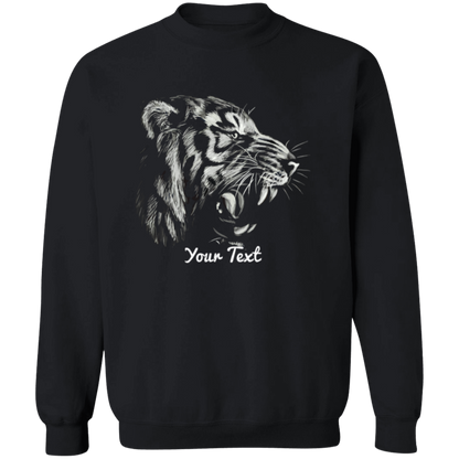 Black  And White Tiger Personalized Shirt | Personalized Sweatshirt | Hoodies