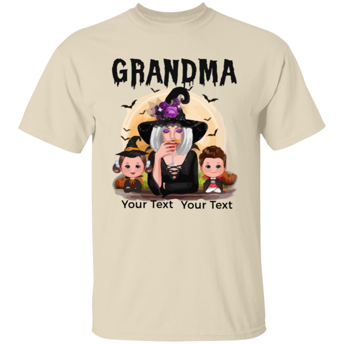 Grandma Halloween T-Shirt | Sweatshirt, Personalized Gift For Grandma