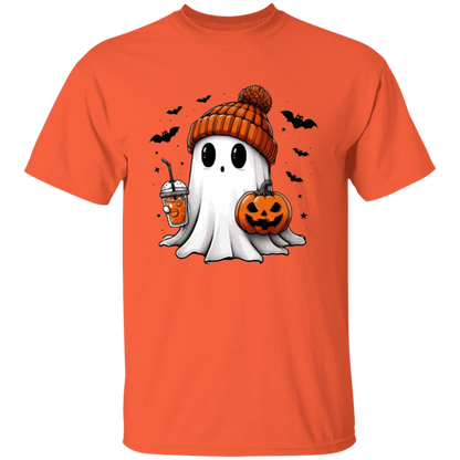 Ghost With Pumpkin Halloween T-Shirt | Sweatshirt