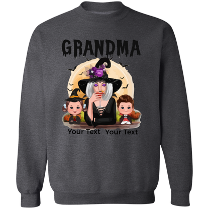 Grandma Halloween T-Shirt | Sweatshirt, Personalized Gift For Grandma