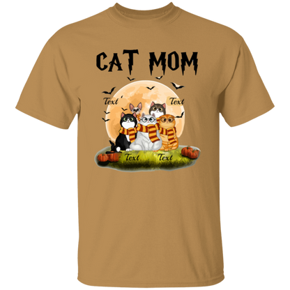 Cat Mom Shirt, Halloween Sweatshirt, Halloween Gift For Cat Lovers