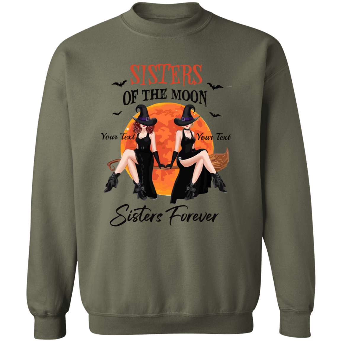 Sister Of The Moon Halloween Shirt | Halloween Sweatshirt, Soul sister gift, Gift For Sister