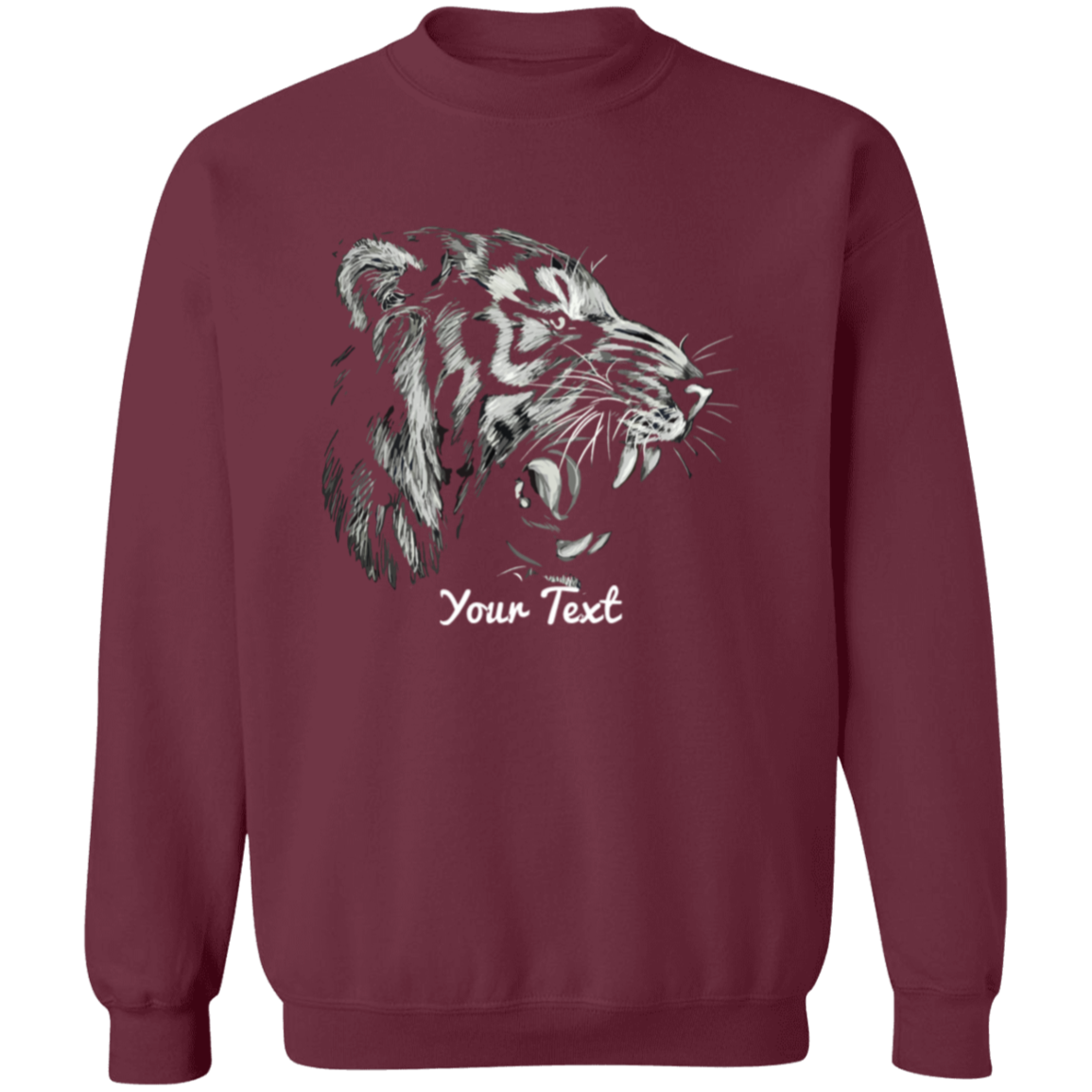 Black  And White Tiger Personalized Shirt | Personalized Sweatshirt | Hoodies