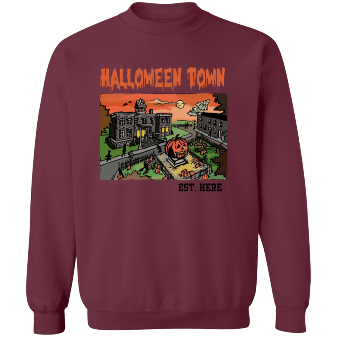 Halloween Town Shirt, Halloween Sweatshirt, Gift For Her, Gift For Him