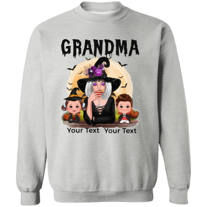 Grandma Halloween T-Shirt | Sweatshirt, Personalized Gift For Grandma