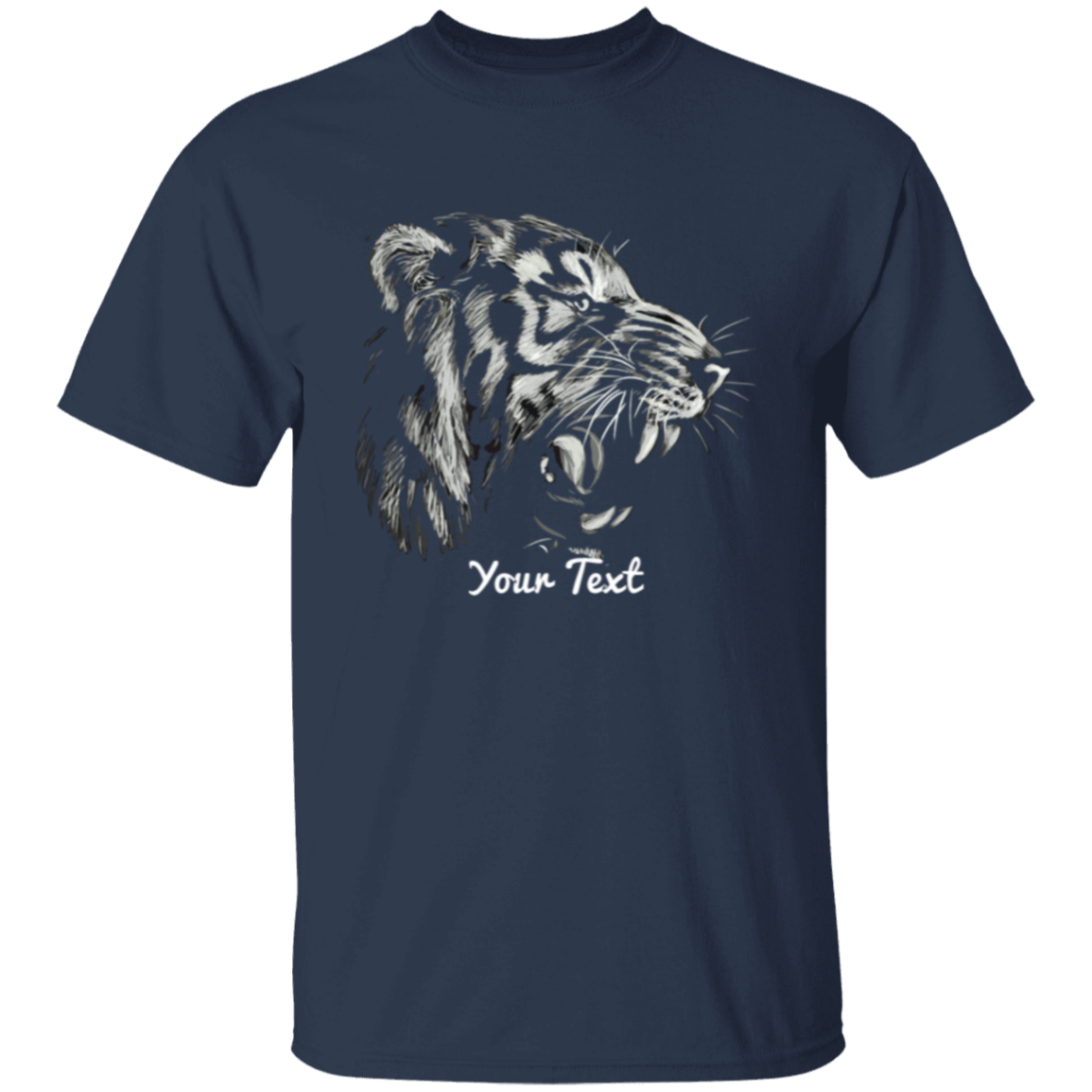 Black  And White Tiger Personalized Shirt | Personalized Sweatshirt | Hoodies