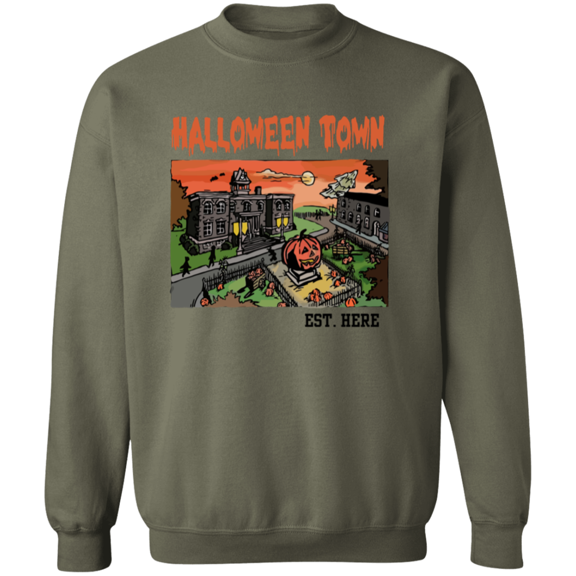 Halloween Town Shirt, Halloween Sweatshirt, Gift For Her, Gift For Him