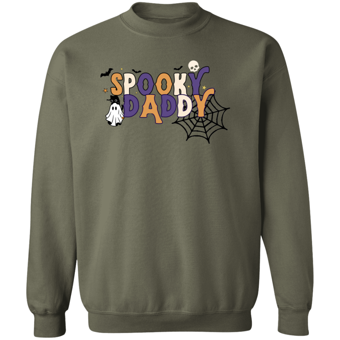 Spooky Daddy Shirt, Halloween Sweatshirt, Halloween Party Shirt, Spooky Season Shirt, Gift for Dad