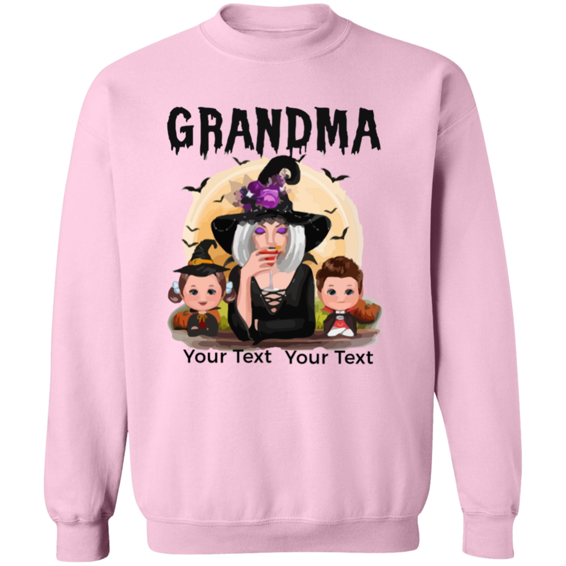 Grandma Halloween T-Shirt | Sweatshirt, Personalized Gift For Grandma