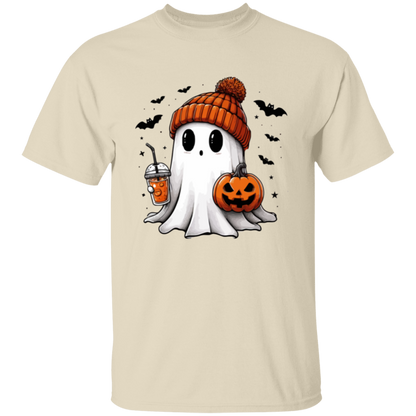 Ghost With Pumpkin Halloween T-Shirt | Sweatshirt