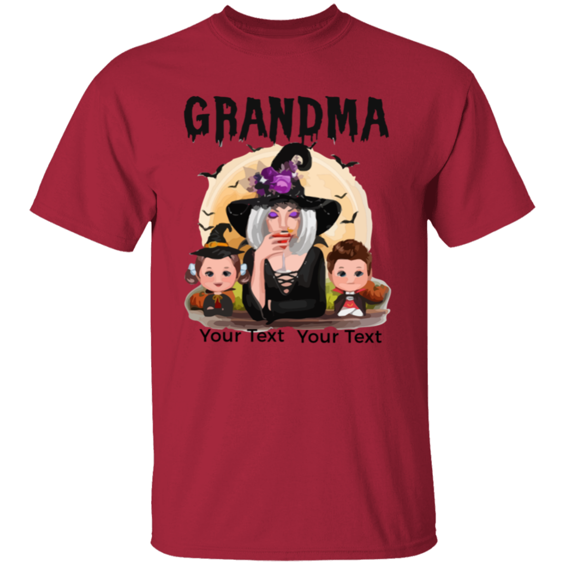 Grandma Halloween T-Shirt | Sweatshirt, Personalized Gift For Grandma