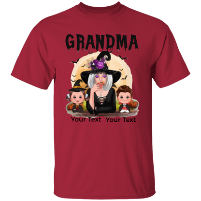 Grandma Halloween T-Shirt | Sweatshirt, Personalized Gift For Grandma