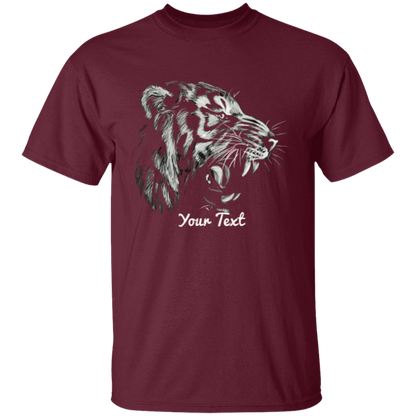 Black  And White Tiger Personalized Shirt | Personalized Sweatshirt | Hoodies