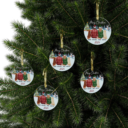 Personalized Merry Christmas Acrylic Ornaments | Gift For Pet Lovers