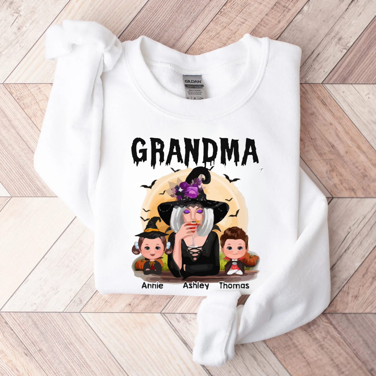 Personalized Grandma Collection | Halloween Sweatshirt, Hoodie, Pillow & Mug | Gift For Grandma