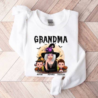 Personalized Grandma Collection | Halloween Sweatshirt, Hoodie, Pillow & Mug | Gift For Grandma