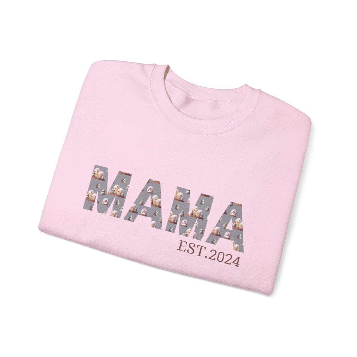 New Mama Est. Year Sweatshirt For Mom |Christmas Gift For New Mom | Mom To Be Gift